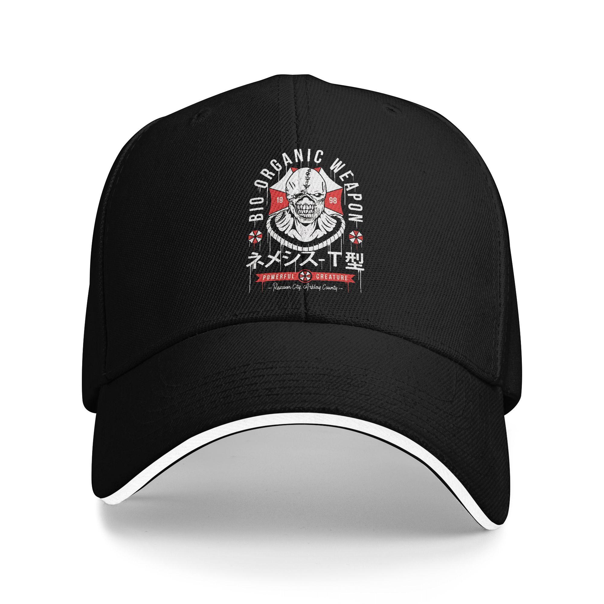 

Bio Organic Residents Evils Sun Baseball Cap Summer Fitted Retro Trucker Hat For Women Men Tennis Skate Baseball Caps As Picture чёрный