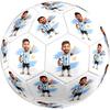 Farbenfrohes Messi-Logo-Design Größe 5 Fußball Maschinengenäht Indoor/Outdoor Training und Spiele für Fußballzubehör