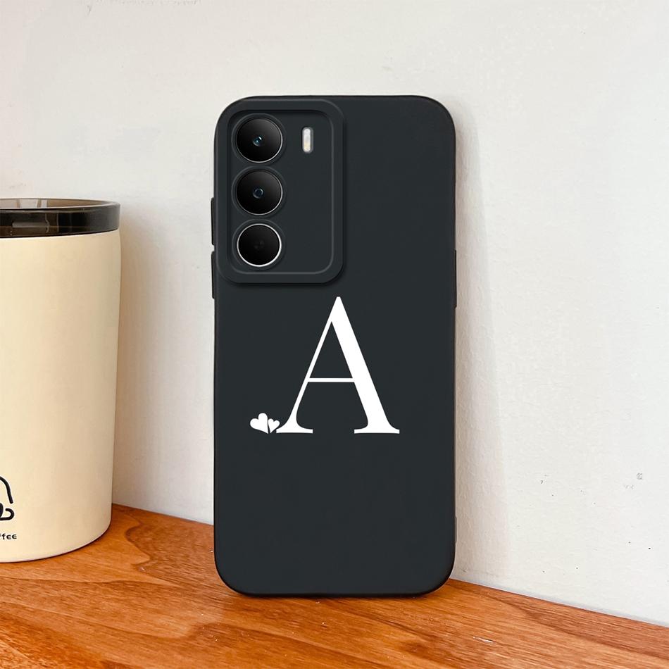 

Для Realme C71 C61 C51 C51S Чехол Простой Сердце Буква Задняя Крышка Для Realme C 71 Полная Защита Мягкий Жидкий Силикон Чехлы для Телефона Realme C71