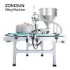 Zonesun ZS-DTGT900P Automatic Paste Filling Machine Viscous Liquid Filler Honey Cream Lotion Cosmetics Packaging
