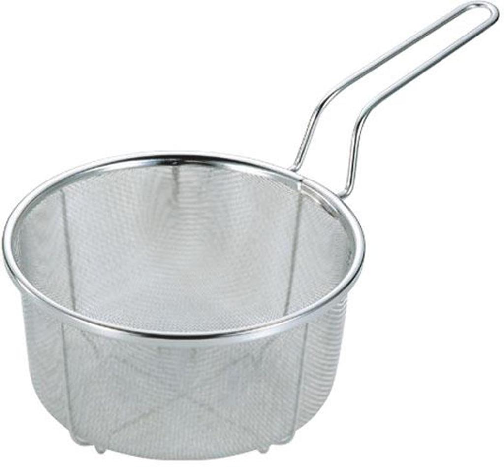 Three Snow Boil Basket 18cm Stainless Steel with Handle Colander Drainer Tsubame Sanjo Made In Japan Three Snow Shinetsu Works 31084 18-8