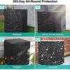 Square Vertical Outdoor Air Conditioner Cover, for Central AC Outdoor Unit, Dustproof Rainproof Sunproof Protector