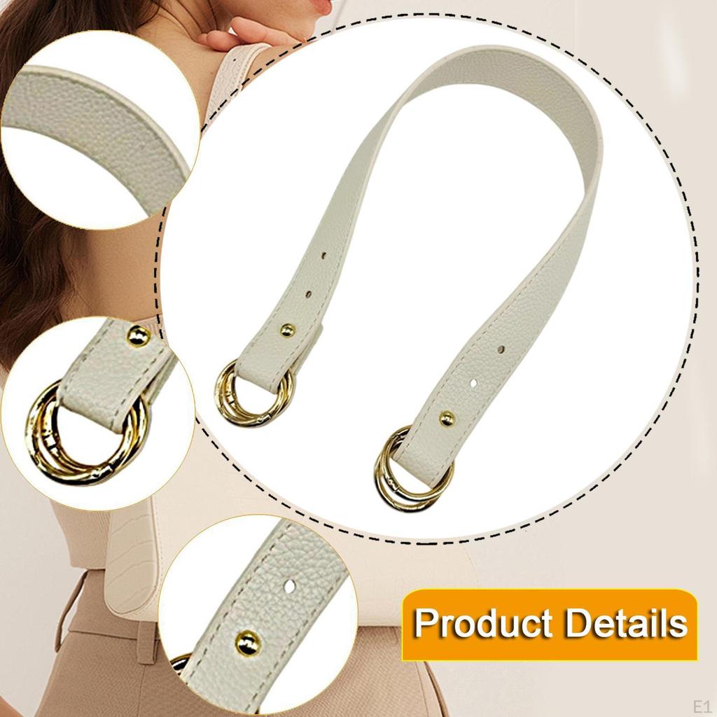 PU Purse Strap Lightweight 19.69 Inch for DIY Repairing Bag Making Modification
