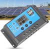 Solar Charge Controller LCD Dual USB PWM Cell Panel Regulator with Load Automatic Identification