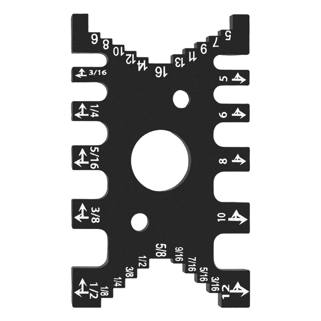 Dovetail Jig Aluminum Woodworking Tenon Caliper High Precision Height Measuring Gauge Tool Saw Table Machine Gaps Gauge