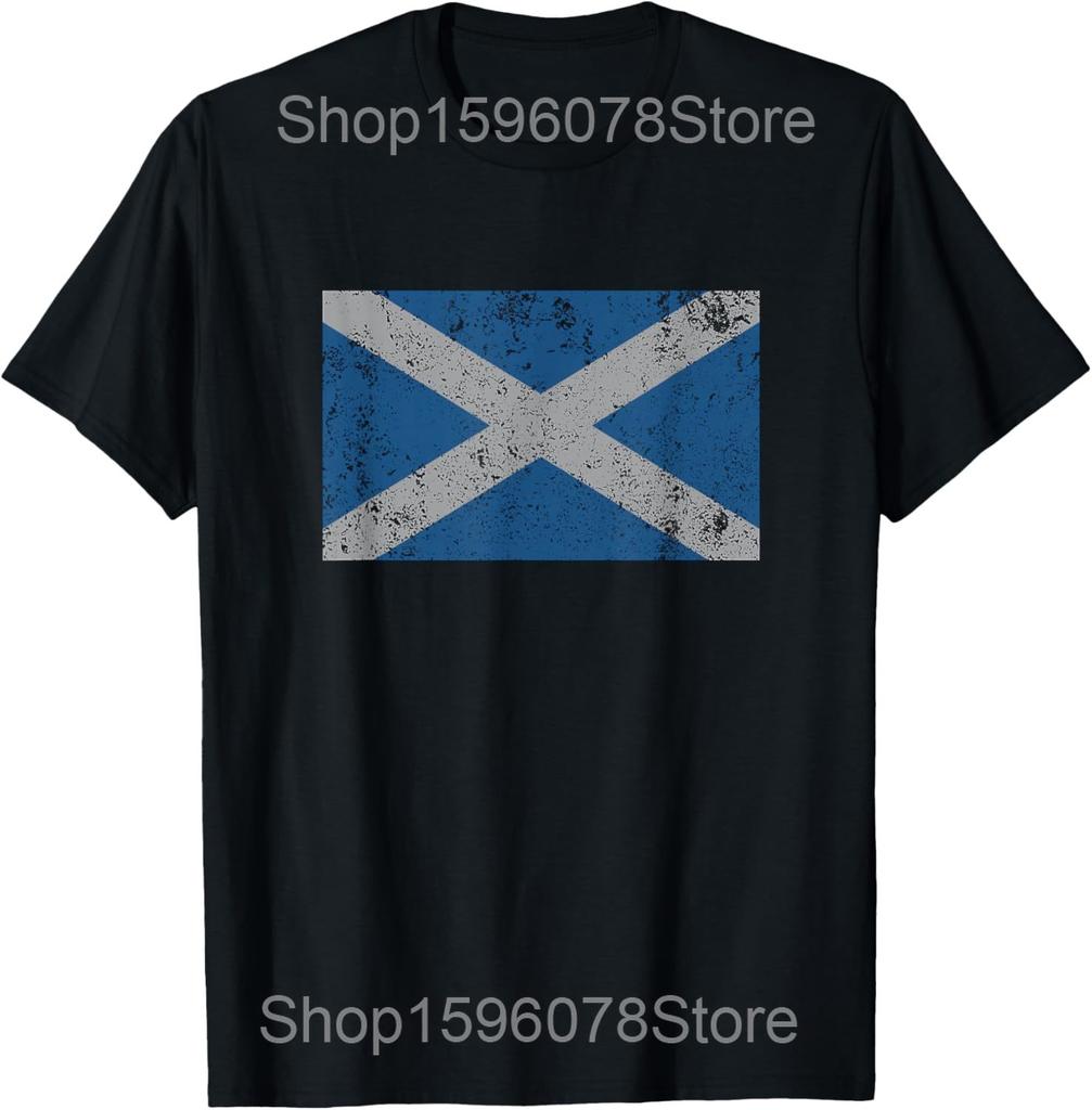 Funny Scottish Scotland Arms Rugby T Shirt Men Women Pure Cotton Humor Streetwear Tee Shirt Short Sleeve Unisex Loose Clothing