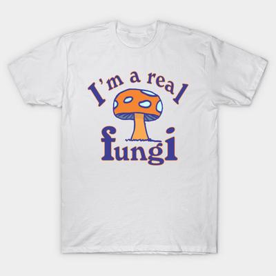 T Shirt Women Im A Real Fungi Harajuku Print Kawaii Tshirt Summer Short Sleeve Female T-Shirt Top Tee