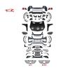 Mercedes LM166 to GLE Kit, GLE to AMG Front/Rear Bumper Upgrade Parts.