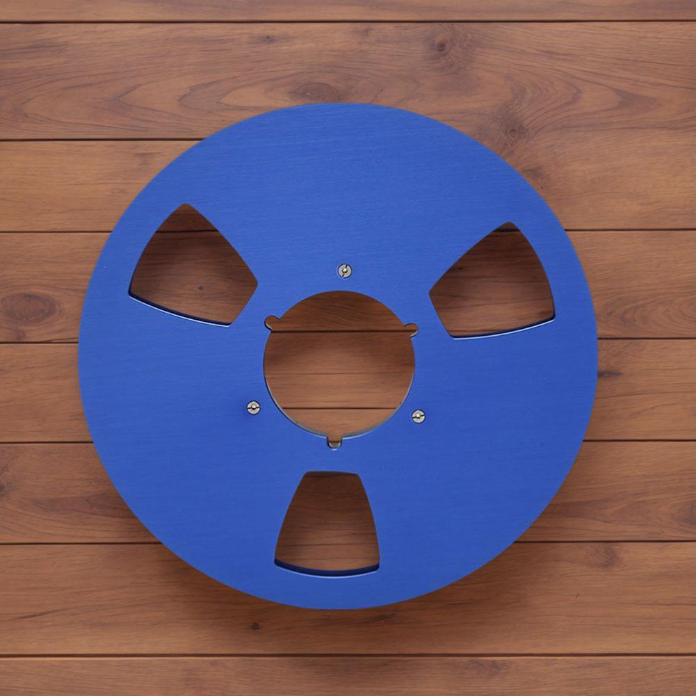 1/4 10.5 Inch Blank Tape Reel Aluminum Alloy Empty Tape Reel Recording Takeup Reel for Reel To Reel Tape Recorder