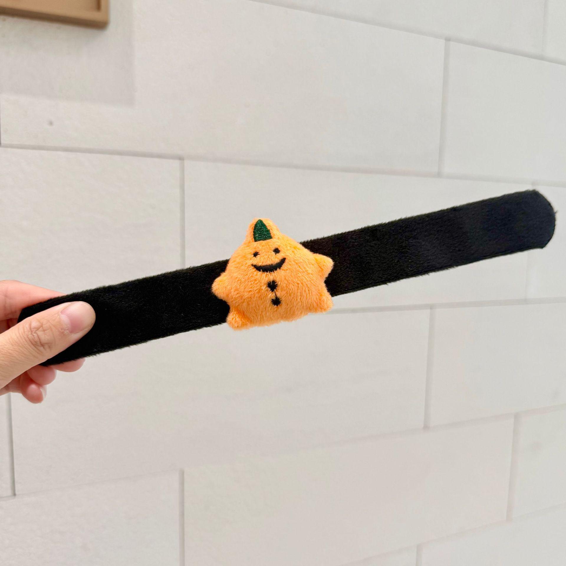 Cross-border Halloween Slap Bracelet: Cute Ghost, Spider, and Pumpkin Designs for Kids and Adults