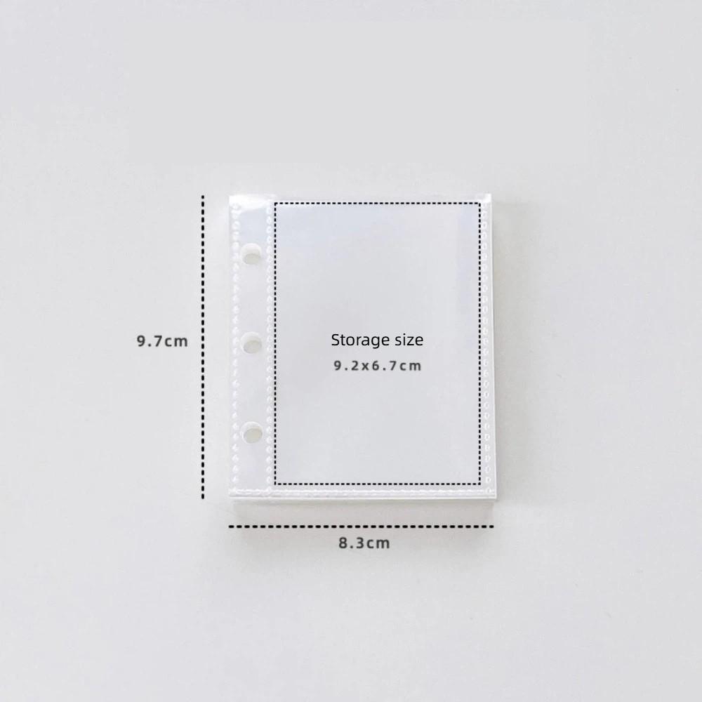 Loseblatt-Fotoalbum Stoff-Foto-Sammler-Ordner Kreatives Fotokarten-Sammelbuch Karten