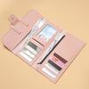Korean Style Women's Tri-Fold Leather Wallet with Coin Pocket - Fresh, Multifunctional Fashion Accessory.