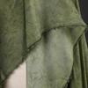 50/100x145cm Retro Wizard of Oz Green Grass Dyed Sky Silk Dark Texture Fried Color Shirt Cardigan Culottes Designer Fabric