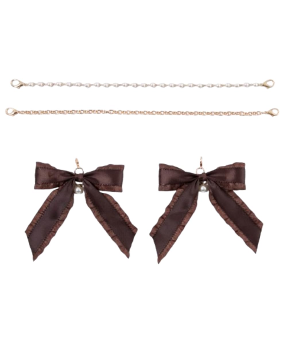 

WEGO Ita Bag DIY Set with Sparkling Pearl Charms and Perfect for Custom Live and Size Brown (Large) Decorations, Oshikatsu, Events, Performances,