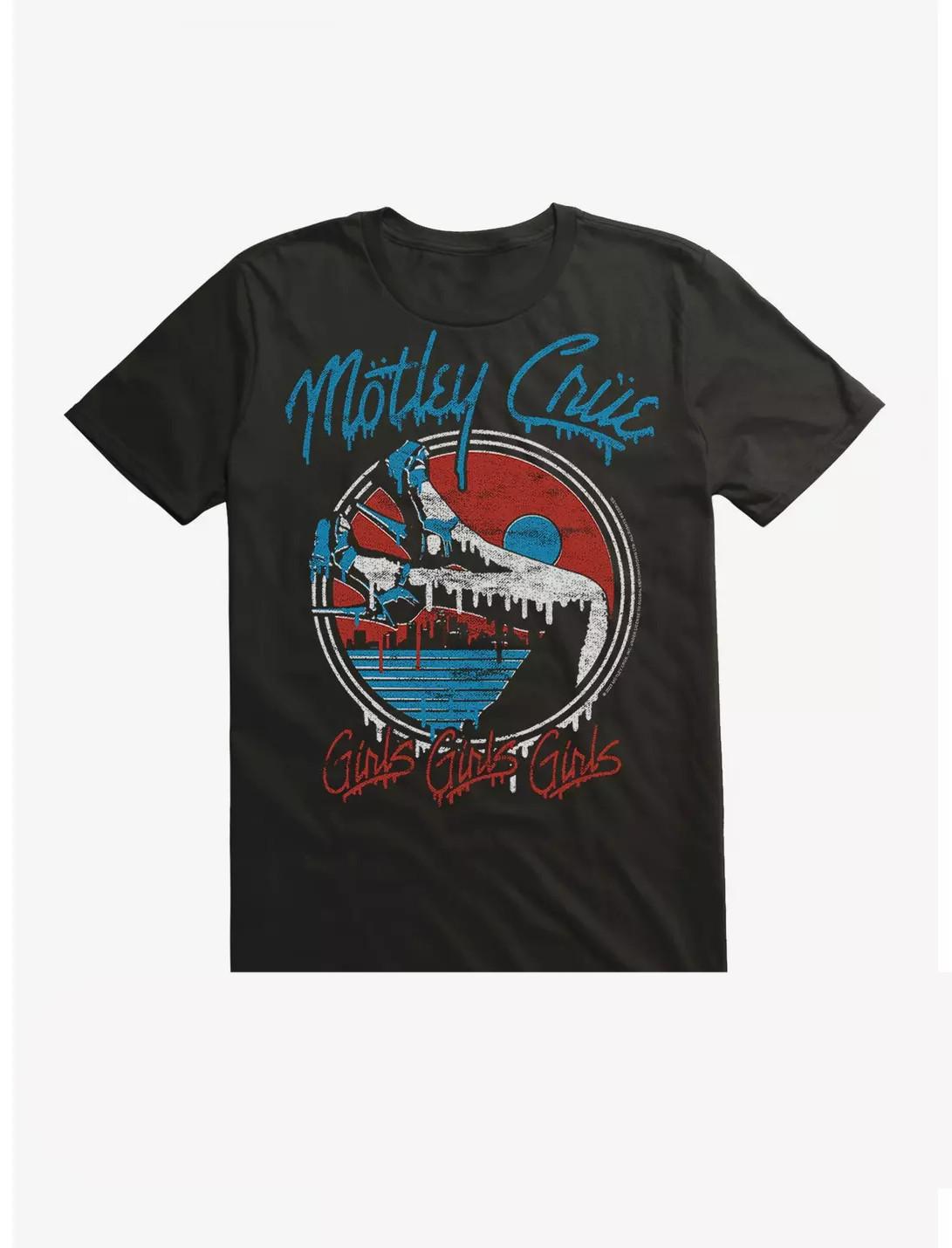 Motley Crue Girls Girls Girls Drip T-Shirt L