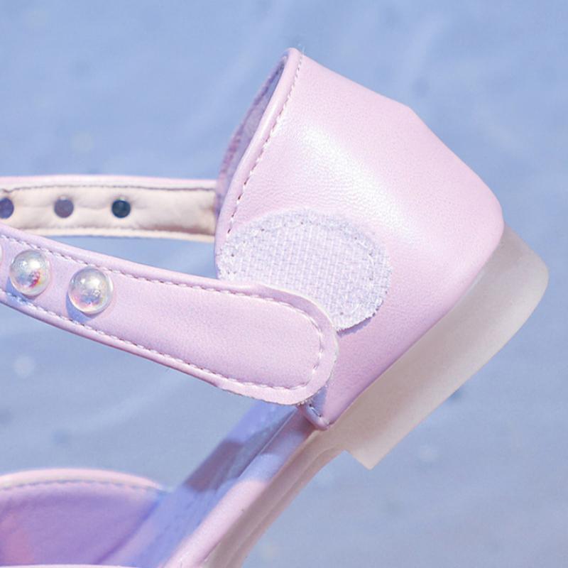 Sandale de Fete Modă de Vară Pantofi de Prințesă cu Diamante Pantofi de Cristal pentru Copii Bebeluși Copii Eleganța Fetelor