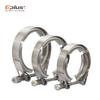 Universal 304 Stainless Steel 1.5~4.5 Inch 51 63 76 mm V Band Clamp Flange Turbo Exhaust Pipe Connector Vband Clamp V Clamps