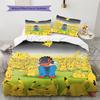 Pikachu Pattern Bedding Home Decoration Birthday Gift (1 * duvet cover + 2 * pillowcase, without core)