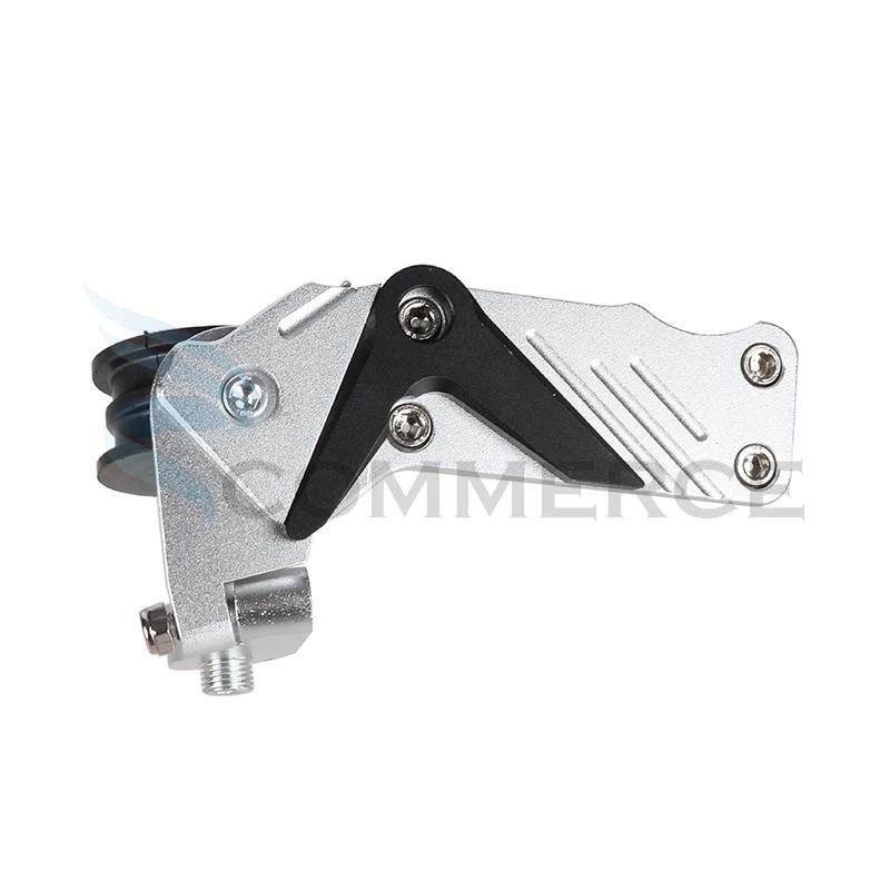 Universal Motorcycle Chain Tensioner Durable Modification Chain Tensioner Automatic Regulator Wheel Chain Tensioner Roller серебряный