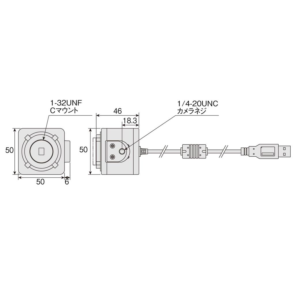 HOZAN USB Camera (without Lens) L-837