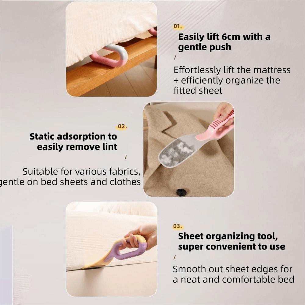 Ergonomic 2-in-1 Mattress Organizer Efficient Sheet Change Helper Durable Bed Sheet Tucker  Hotel