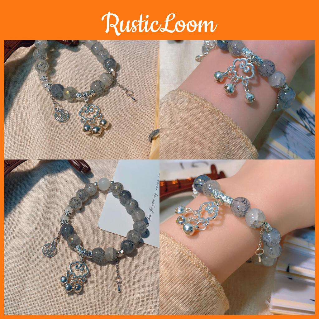 Style Ethnic Fashionable Peace Lock Bracelet With Vintage Charm For Summer 2024