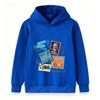 Kids Dinosaur Fossil Stampa Print Hoodie Boys Girls Casual Jurassic Wild Free Dino Roar Pullover Sweatshirt for Children