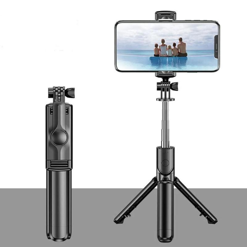

With Light Bluetooth Remote Wireless Selfie Stick Tripod Stand Extendable for iPhone Mobile Phone Tk Live Streaming