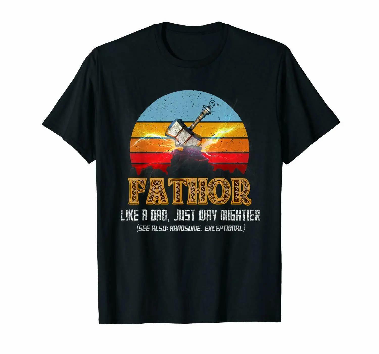 Like Dad Just Way Mightier Fathor Definition Father Gift TShirt 100 Cotton ONeck Short Sleeve Casual Mens Tshirt Size S3XL S
