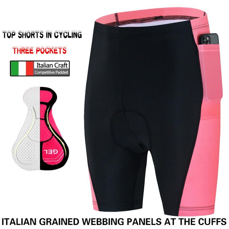 Womens Compression Cycling Shorts Quick-Dry Breathable Bike Workout Road Small