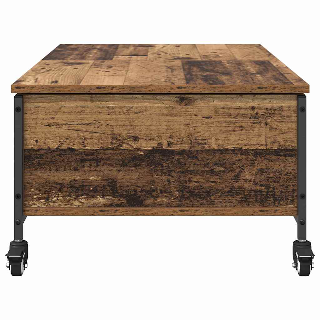 Coffee Table Reclaimed Wood 91 x 55 x 32 cm Engineered Wood