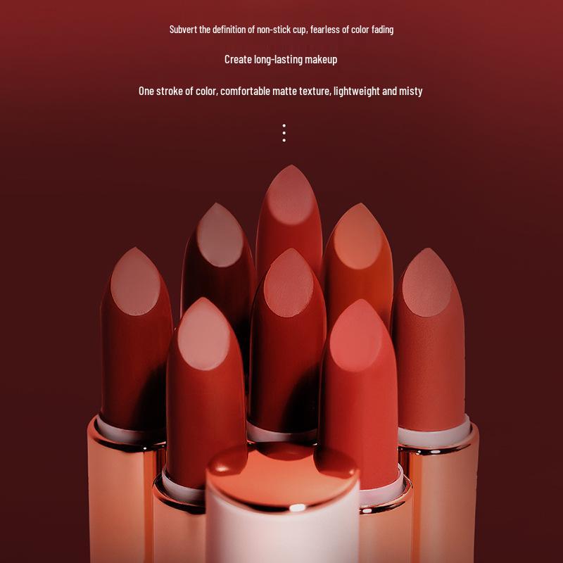 ARTMISS Matte Velvet Lipstick - Non-Stick, Long-Lasting, Non-Fading, and Non-Drying.