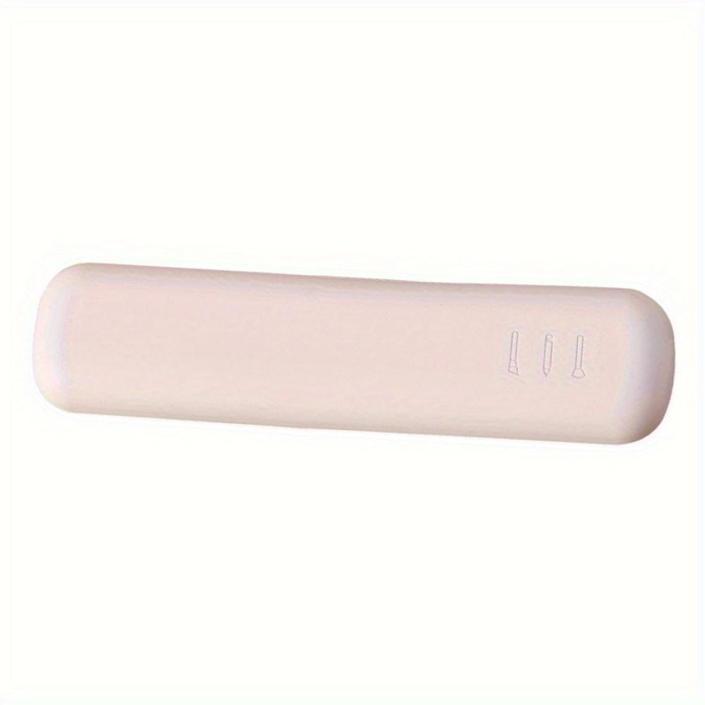 

Travel Makeup Brush Holder Silicone Cosmetic Brushes Bag Makeup Sponge Case Portable Waterproof Makeup Tools рожевий