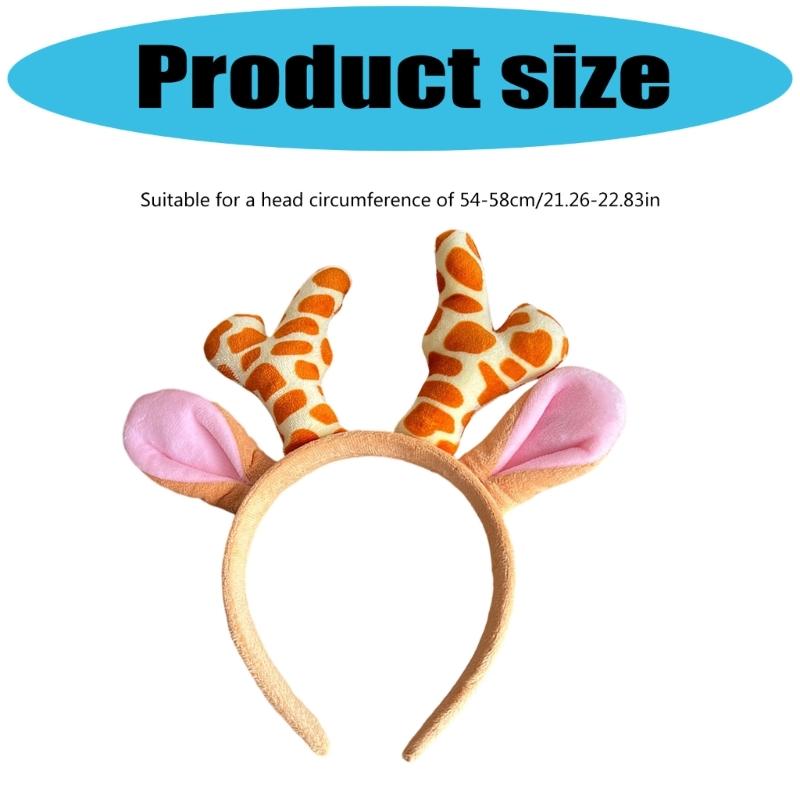Soft Nonslip Reindeer Antlers Deer Horn Headwear For Kids And Adults Holiday Costume Accessories Headdress Props