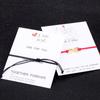 Couples Red Bracelets Women Stainless Steel Beads Infinite Love Black Rope Bracelet Women Weaving Adjust Bracelet For Women Gift