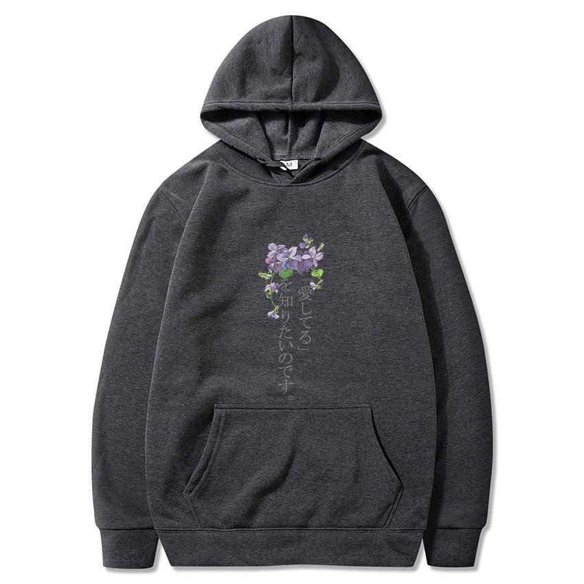 Violet Evergarden Pullover Sweatshirt Street Fashion Trend Hoodie Men's Harajuku Comfortable Long-sleeved Men's Top