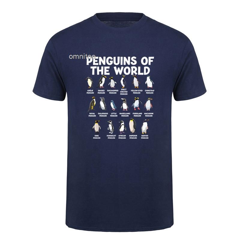 Pinguin Pinguine Tiere der Welt Pinguin-Liebhaber T-Shirt Sommer Lustiges Unisex-T-Shirt Unisex-Kleidung HJ020