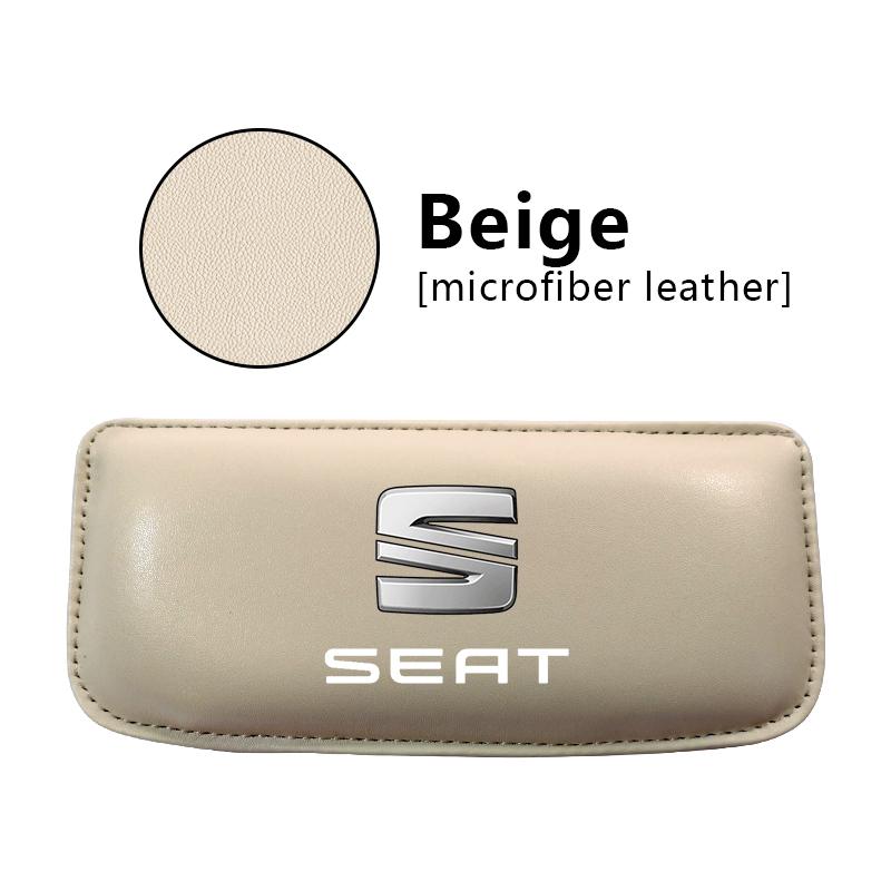 

1Pcs Car Knee Pad Interior Pillow pad Comfortable Cushion Memory Headrest For SEAT Leon Ibiza Alhambra Arosa Tolendo Exeo Mk2 Mk3 Ateca Altea FR