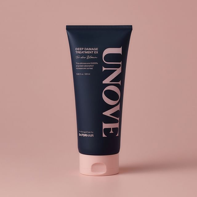 Dr.FORHAIR - UNOVE Глубокое восстановление поврежденных волос EX Jumbo - 2 типа Tender Bloom