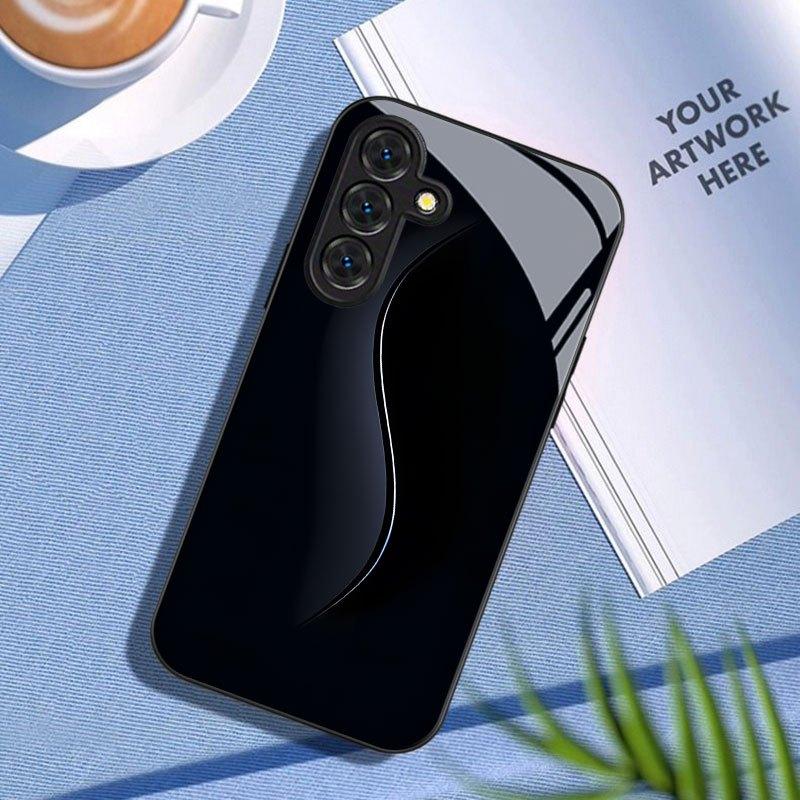 Simplicity Lines Durable PhoneCase Glass PhoneCase for Samsung Galaxy S26 S25 S24 S23 S22 S21 FE Ultra Plus Men's style Business