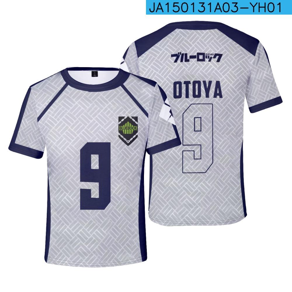 Summer Round Neck 3D Printed Jersey Fashionable Casual Short Sleeved Men's T-shirts