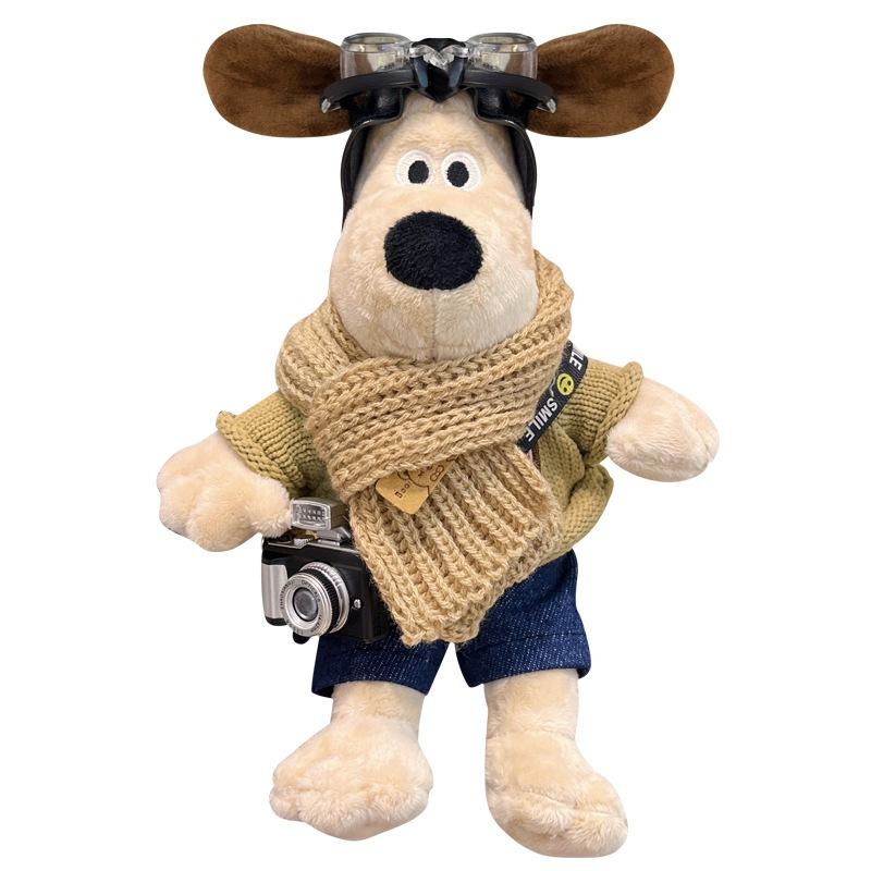 Bag Pendant for Women's Bag   Head Dog  Cute Cartoon Car Keychain Doll Creative School Bag Hanging Decoration