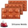 Semi Sphere Silicone Baking Mold for Baking 3D Bakeware Chocolate Half Ball Sphere Mold Cupcake Pan Cake DIY Muffin Kitchen Tool