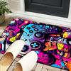Colorful Gaming Controller Office Rug Chair Mat, Game Carpet, Suitable for Front Door, Bedroom, Living Room, Desk, Holiday Gift