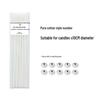 Smokeless Cotton Candle Wicks with Holders - DIY Handmade Over-Waxed Wicks