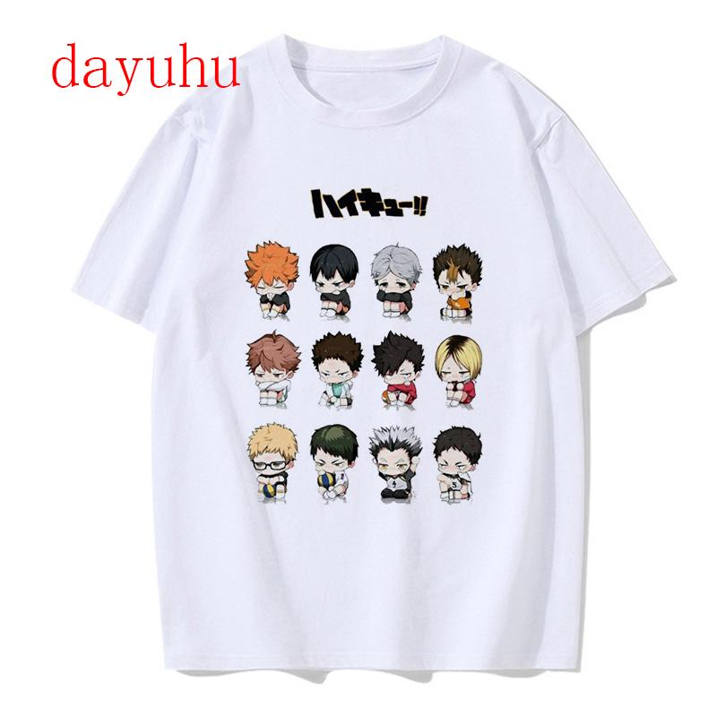 Unisexga Oya Oya Oya Tshirt Haikyuu T Shirt Kuroo Japanese Anime Shirt Fly High Tees Cool Karasuno Cartoon Tshirt Tops Unisex