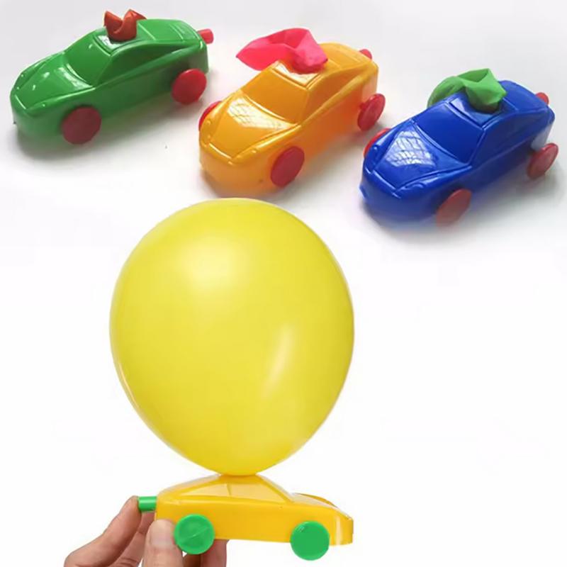 Diy Balloon Car Funny Toys Kid Science Experiment Educational Equipment Kindergarten Toy Science Popularization Teaching Aids