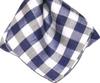 [D+Arts] Stylish Monotone Bow Tie, Silk Linen Gingham Check Pattern, Simple Fastener, Made in Japan (Black)