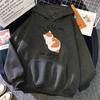 Angry Cat Print Women's Hoodie