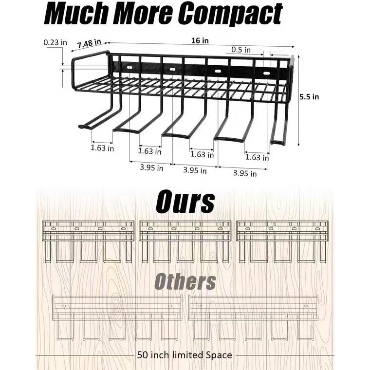 Nástěnný stojan na elektrickou vrtačku Úložný stojan na elektrické nářadí Nástěnný stojan na železnou vrtačku